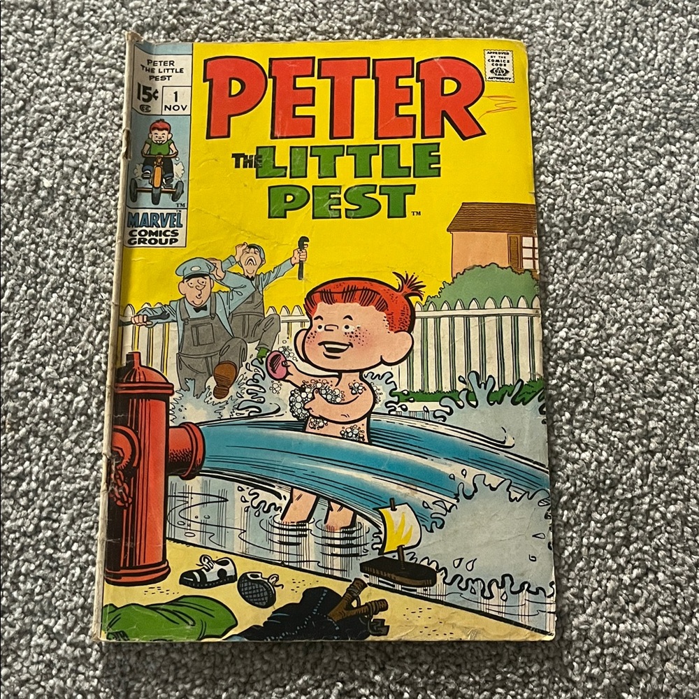 Marvel Peter the Little Pest Comic - Yellow and Red Cover